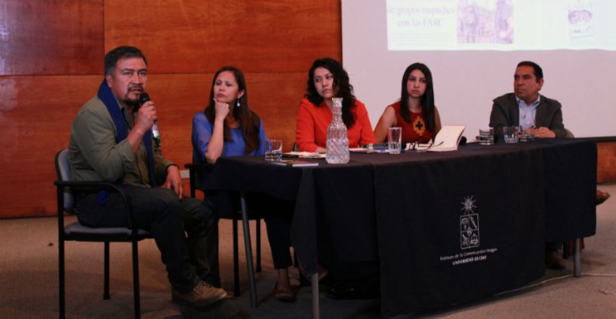 Héctor Llaitul, Verónica Figueroa Huencho, Karla Palma Melinao, Paula Huenchumil y Claudio Millacura