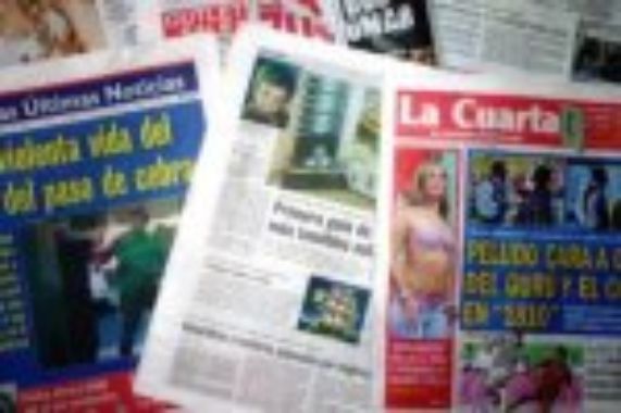 Diarios impresos chilenos