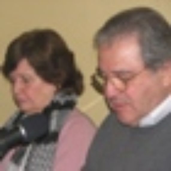 Profesores María Olivia Monckeberg y Sergio Campos